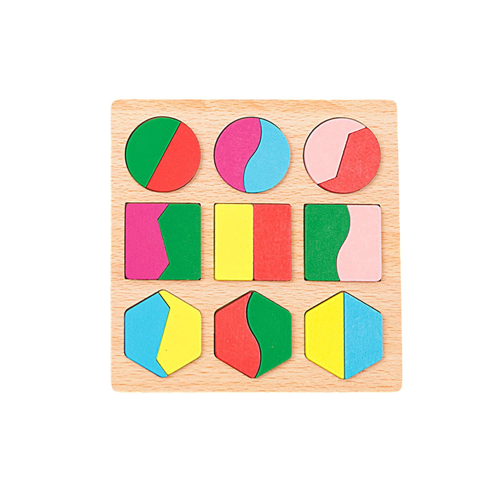 3D Geometric Shape Puzzle - Creative DIY Building Blocks for Kids, Early Learning Educational Toys for Boys & Girls - Perfect for STEM Activities & Brain Development