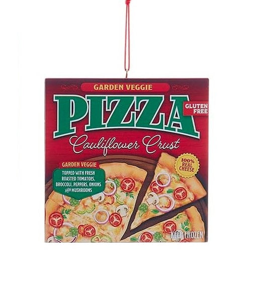 3.75 Inch Mini Pizza Box Ornament - Cute Christmas Tree Decor, Party Favors, Gift for Pizza Lovers - Perfect for Holiday Decorations, Themed Parties & DIY Crafts