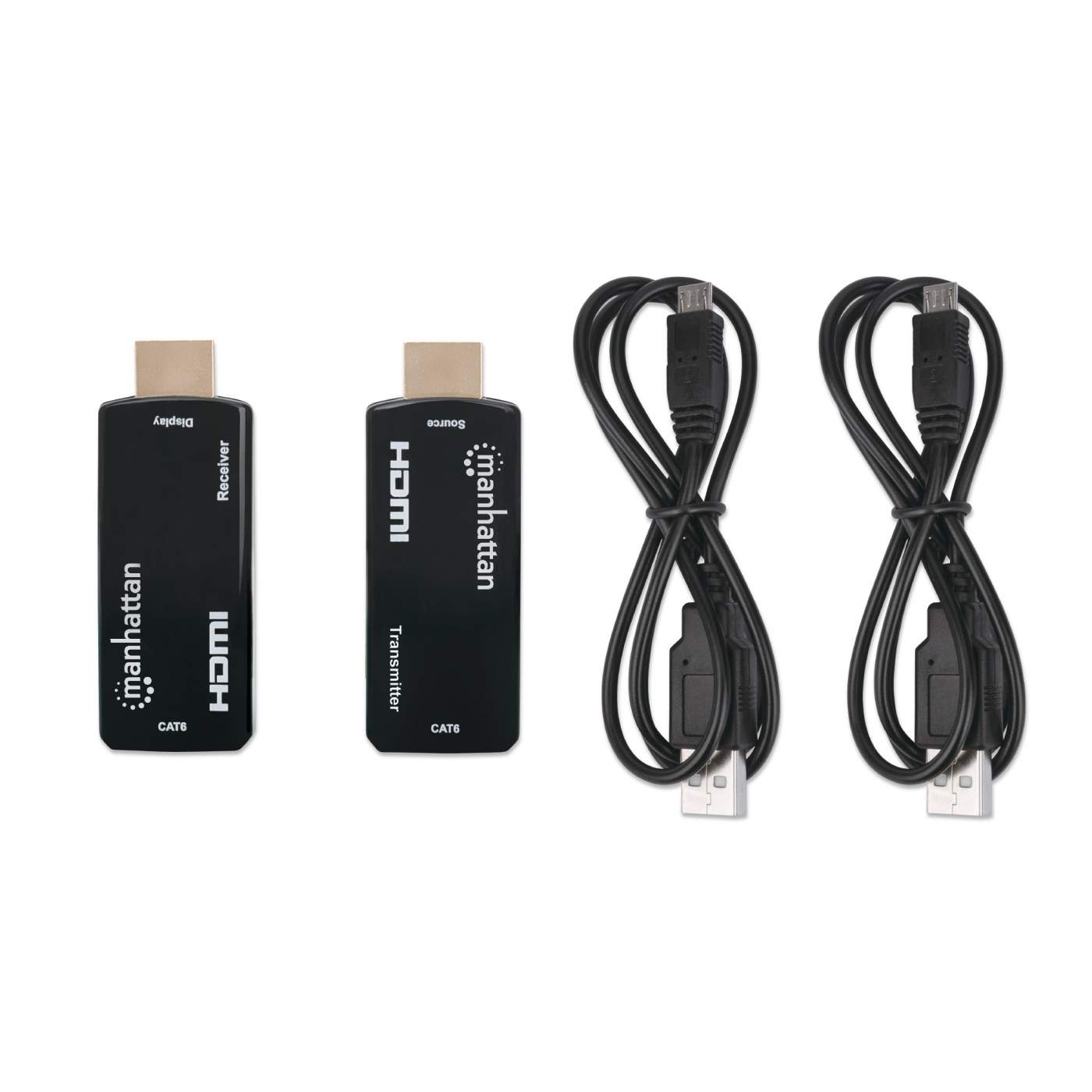 1080p HDMI over Ethernet Extender Kit - 330ft Long Range HD Video & Audio Transmission - Ideal for Home Theater, Gaming & Conference Room Setup