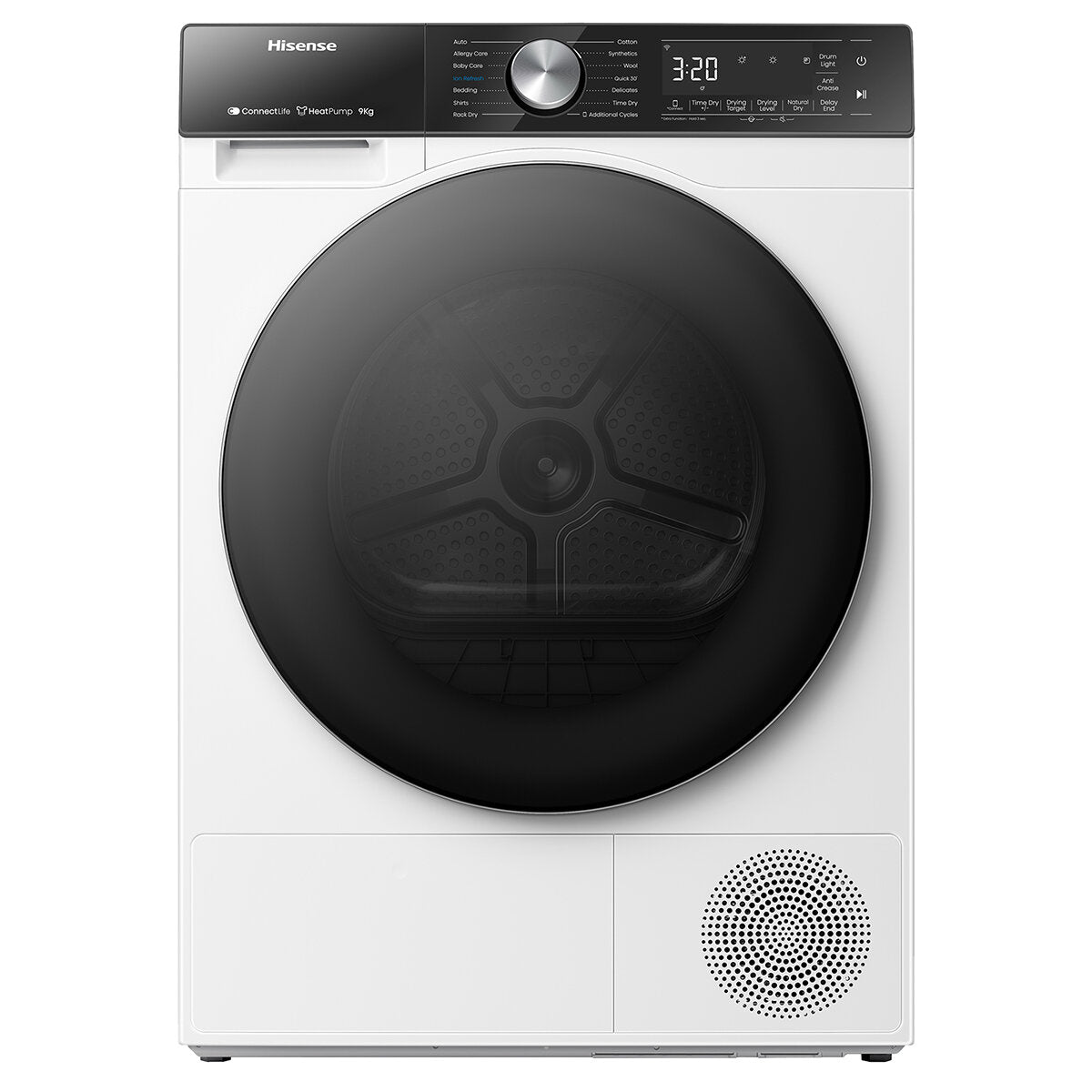 Hisense Series 5 9kg Heat Pump Dryer HDF5S90H - Energy Efficient Laundry Solution for Small Homes & Apartments | Fast Drying, Quiet Operation