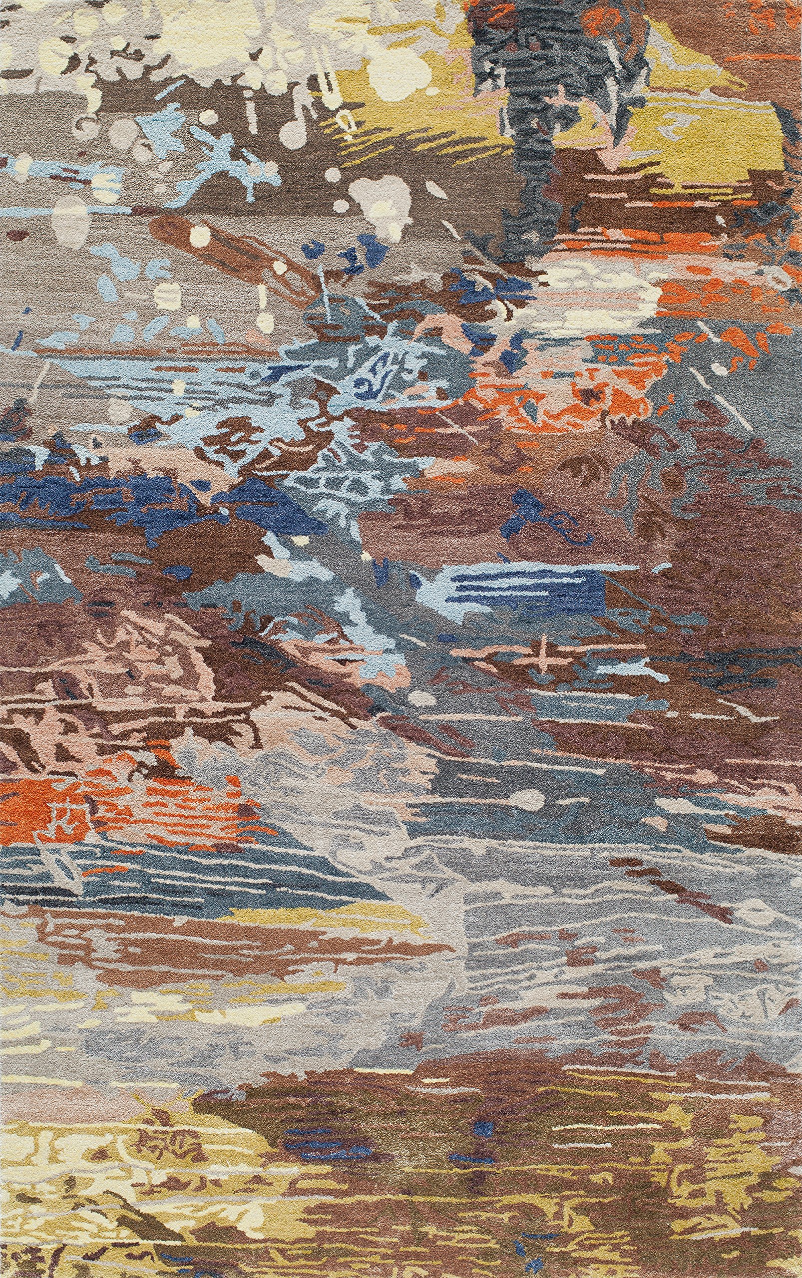 Momeni Millennia Collection 5' x 8' Multicolor Area Rug - Perfect for Living Room, Bedroom, or Office Decor