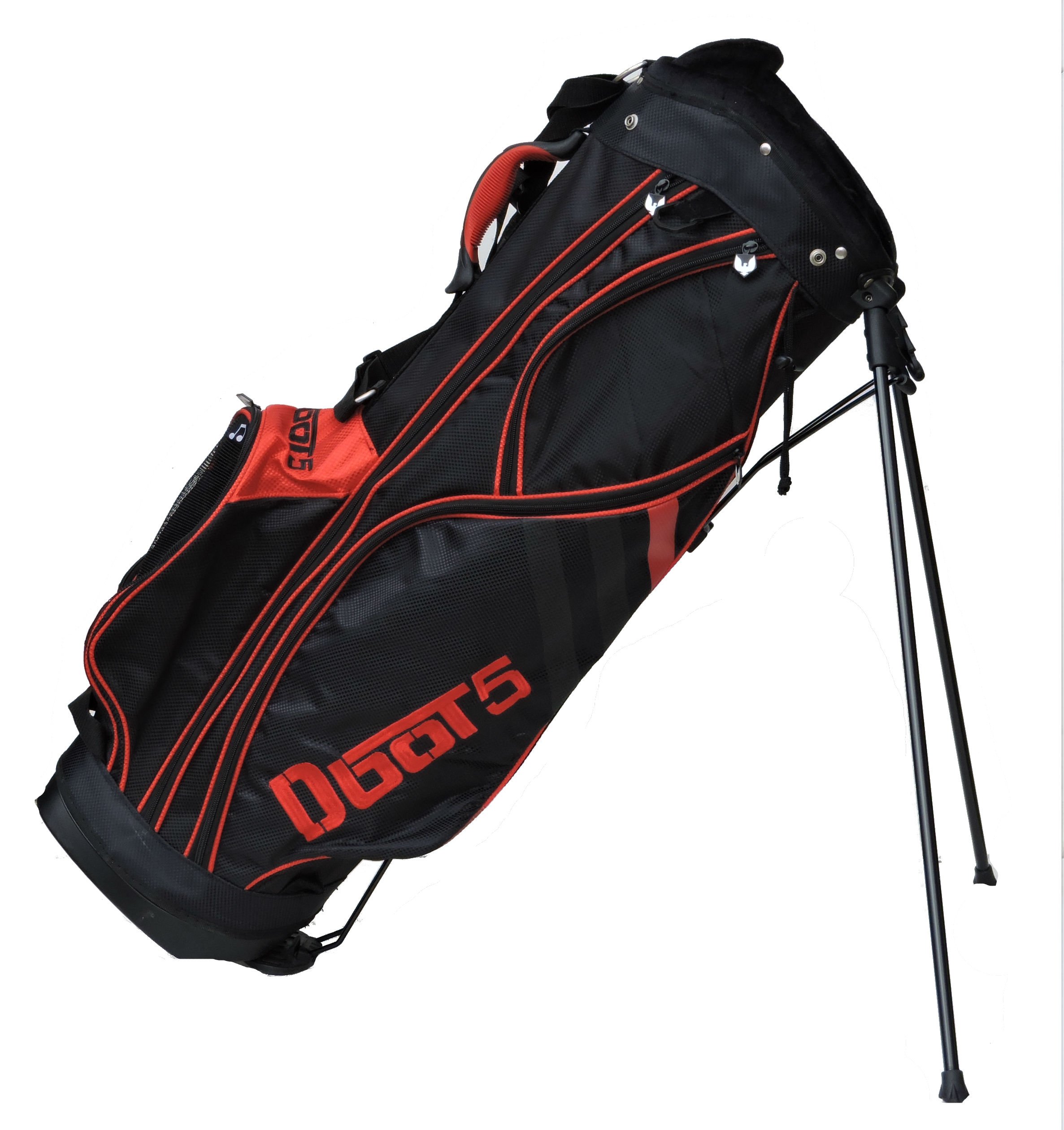 Premium Sephlin Black Golf Stand Bag - Lightweight & Durable Golf Bag for Men & Women - Perfect for Tournaments, Driving Range & Weekend Golfing