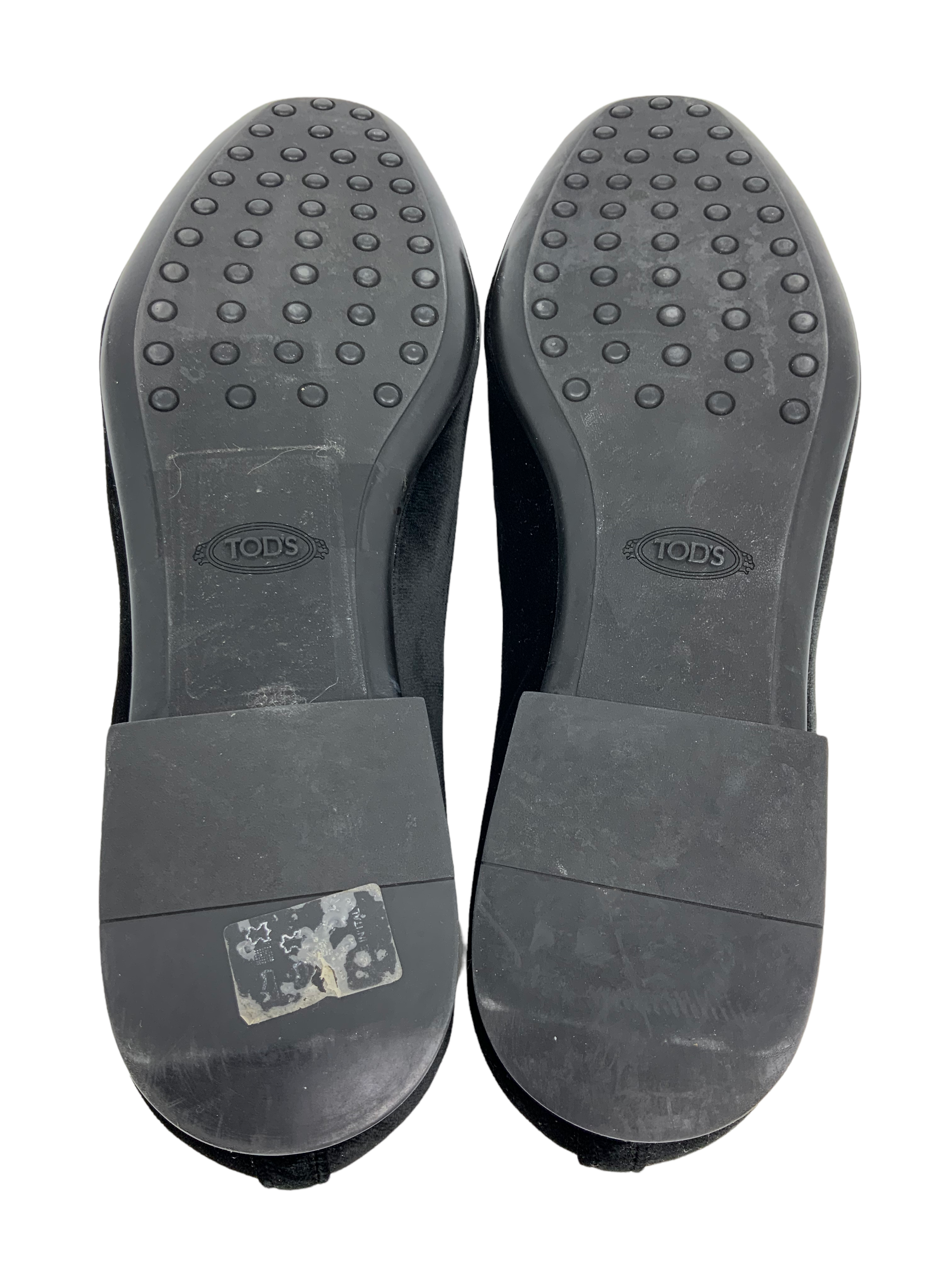 TOD'S Gommino Double T Velvet Driving Shoes for Women - Size 7 | Luxurious Velvet Loafers for Casual Wear, Office & Date Night Outfits