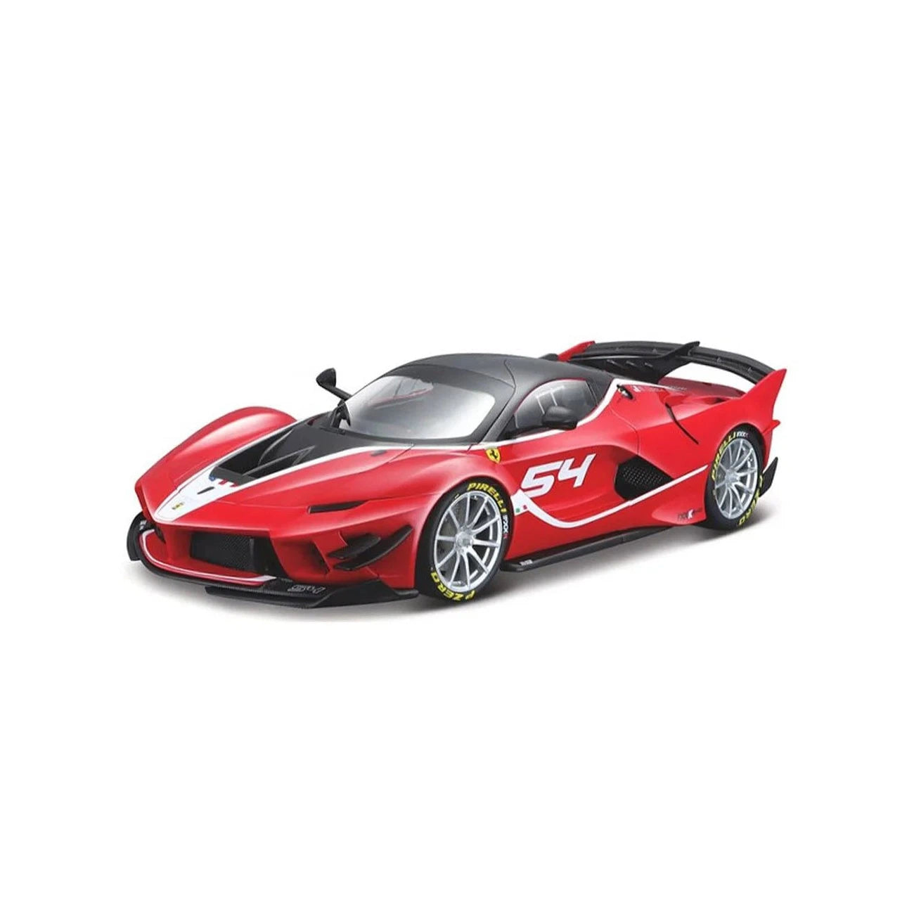 Bburago Signature Series 1:18 Scale Ferrari FXX K Evo #54 Diecast Model Car - Perfect for Collectors, Display, and Racing Enthusiasts