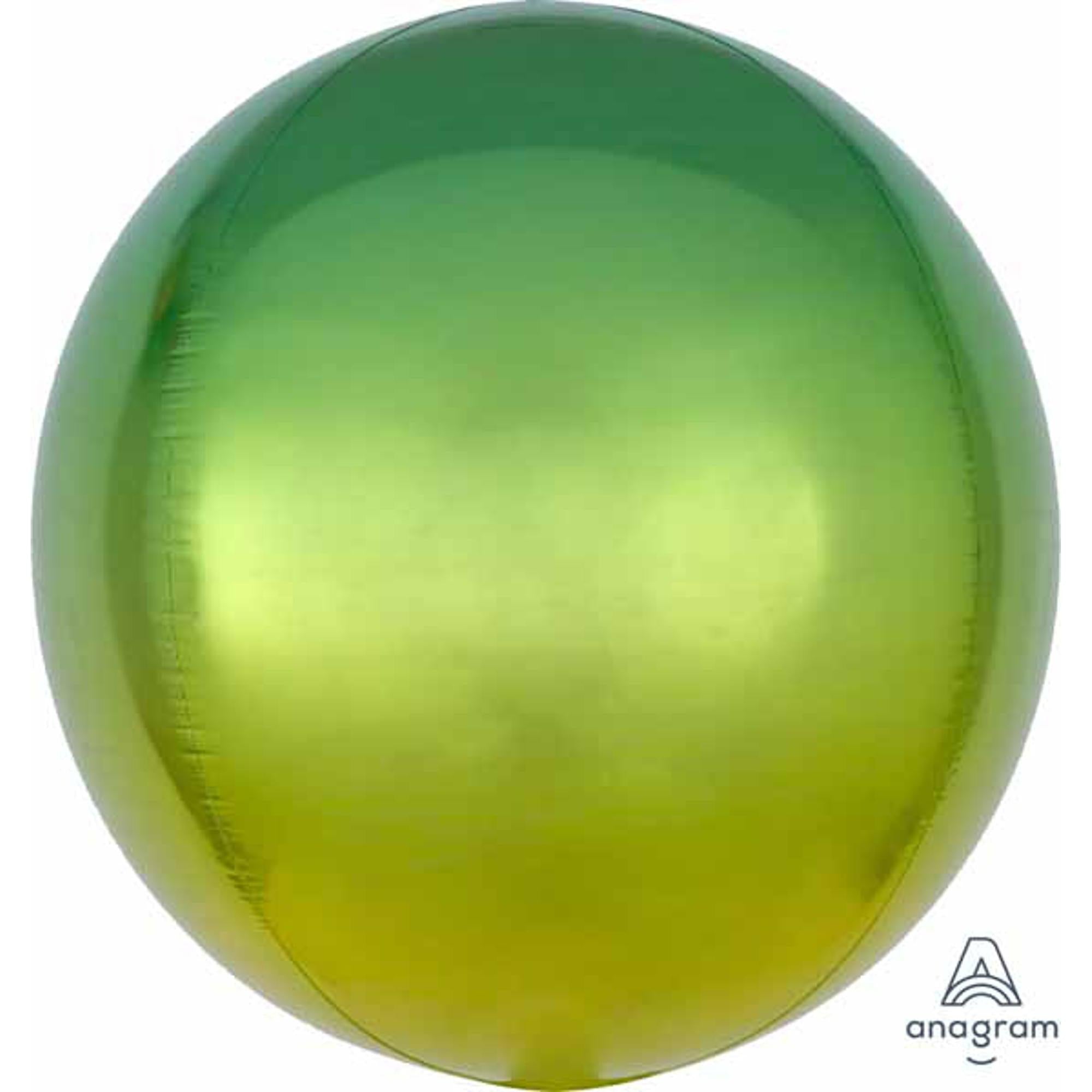 Ombre Orbz Yellow & Green Balloons - Pack of 20 | Premium Latex Party Balloons for Birthday, Wedding & Baby Shower Decorations