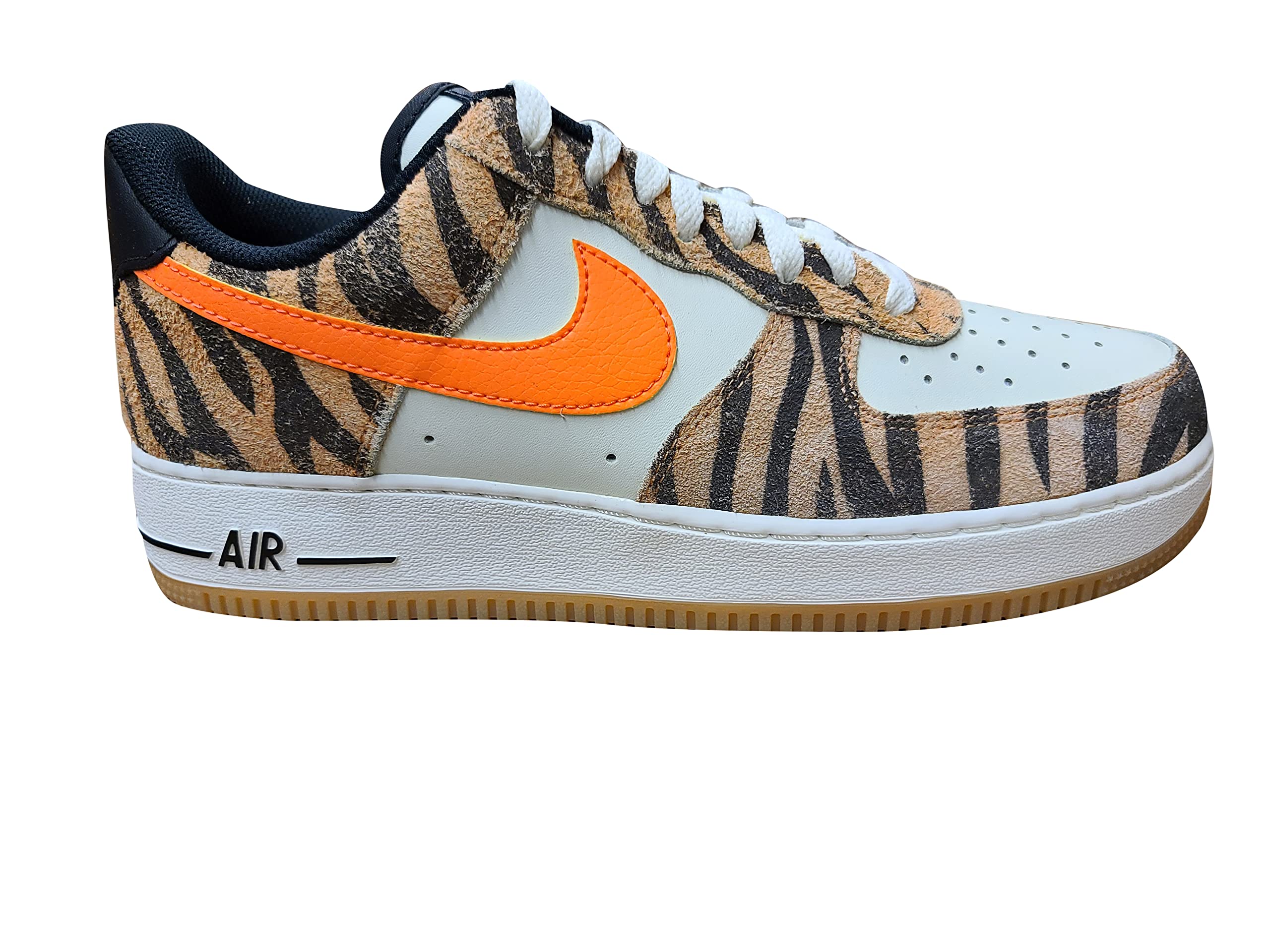 Nike Men's Air Force 1 '07 PRM Daktari Sneakers in Coconut Milk/Atomic Orange (DJ6192 100) - Size 10.5 | Casual Wear, Street Style & Basketball Shoes for Men