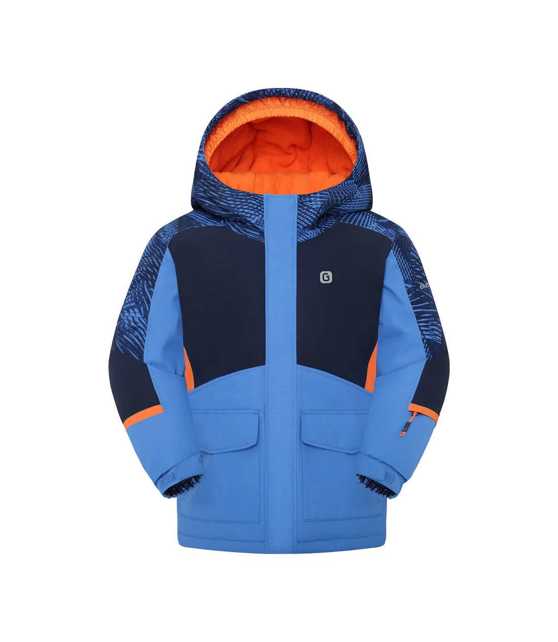 Gusti Nelson Boys Winter Snowsuit - Waterproof & Insulated Snow Jacket & Pants Set for Kids - Perfect for Skiing, Snowboarding & Outdoor Winter Play