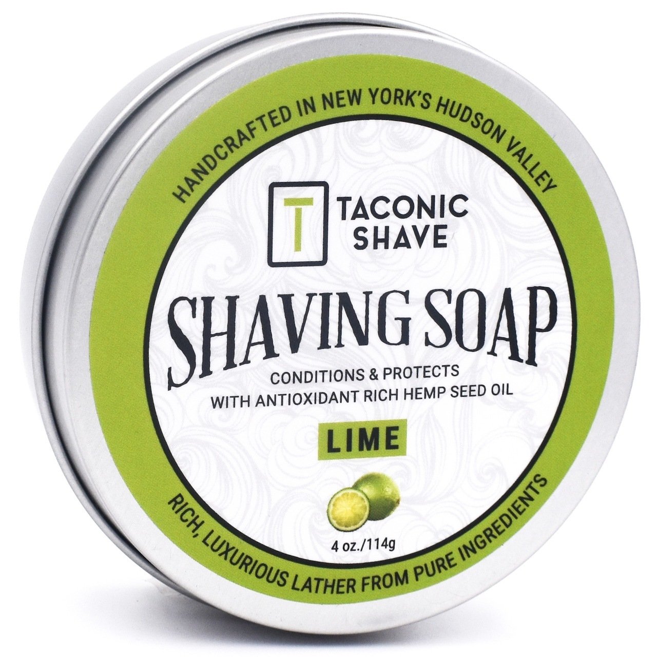Organic Hemp Seed Oil Shaving Soap - 4oz Bar for Men's Wet Shaving - Smooth Shave & Skin Hydration - Perfect for Sensitive Skin & Beard Care Routine