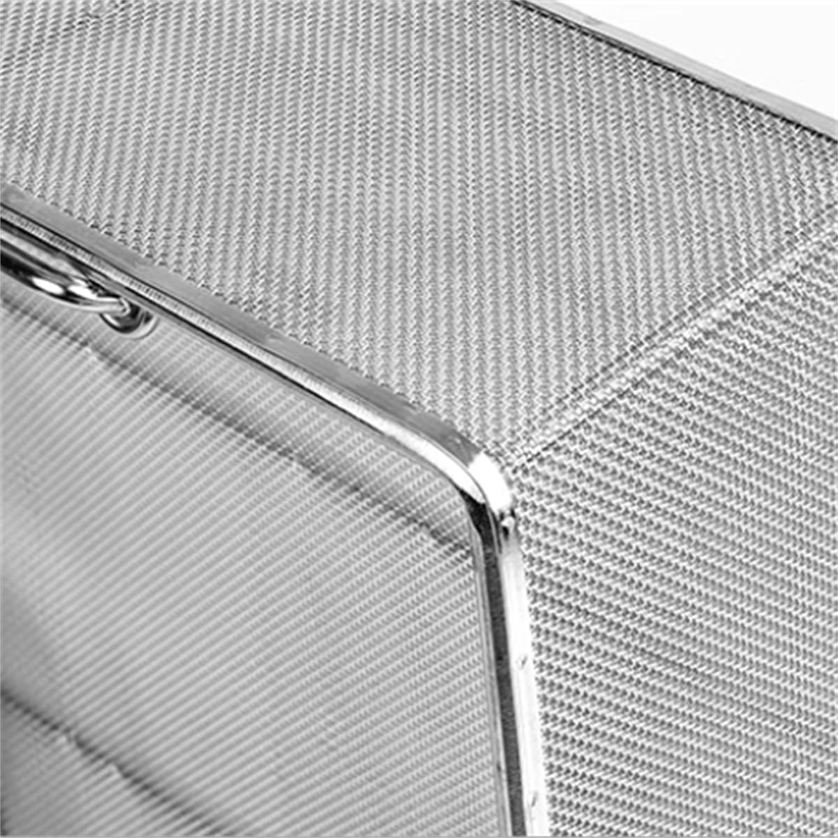 304 Stainless Steel Medical Instrument Sterilization Basket with Handle - 40 x 30 x 10cm Mesh Perforated Tray for Dental, Surgical & Hospital Equipment Sterilization - Durable & Easy to Clean for Clinics, Labs & Healthcare Facilities