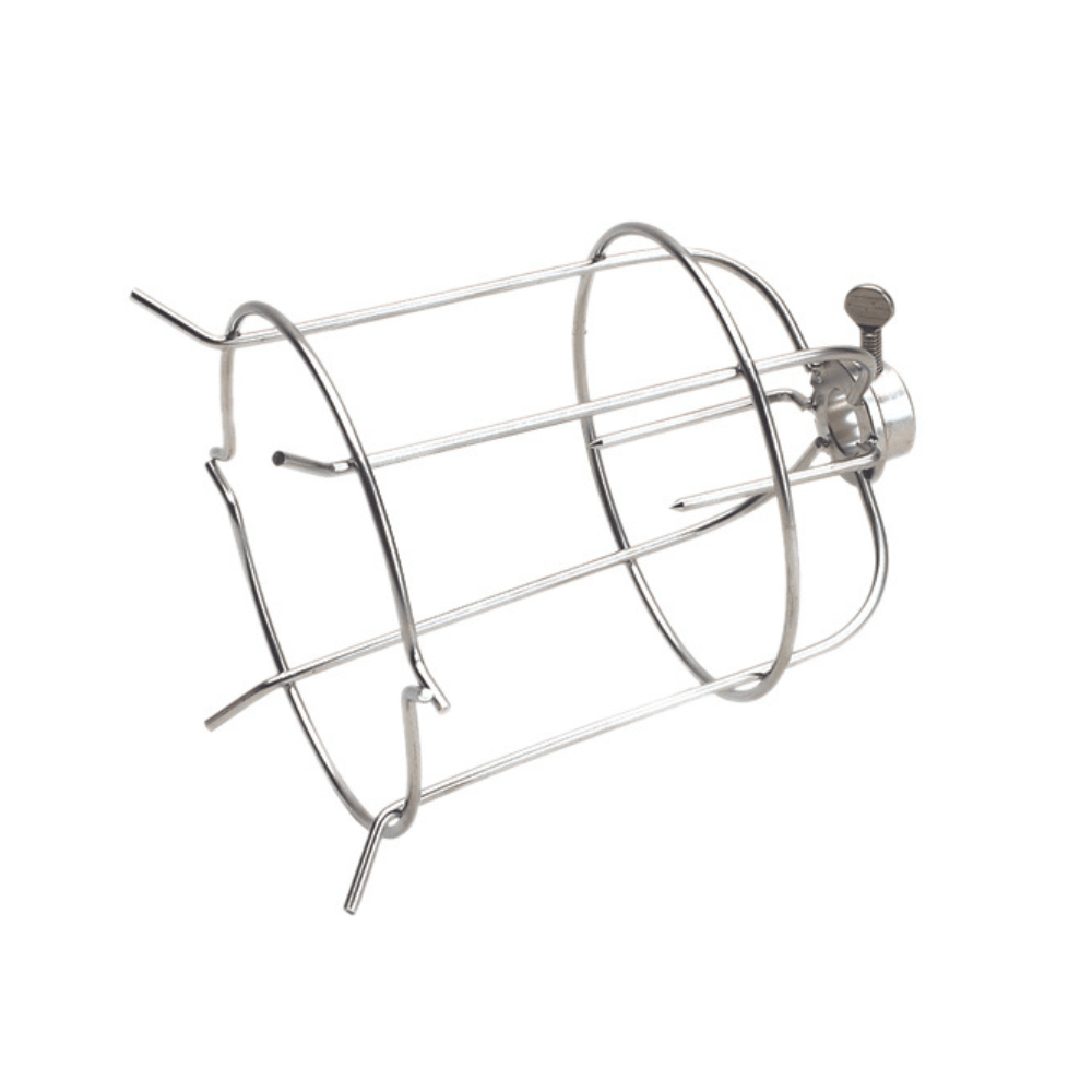 Fire Magic Chicken Holder - Premium Stainless Steel Roasting Rack for Oven & Grill - Perfect for Thanksgiving Turkey, Rotisserie Chicken & Holiday Meals - Ideal for Home Chefs & Outdoor Cooking Enthusiasts