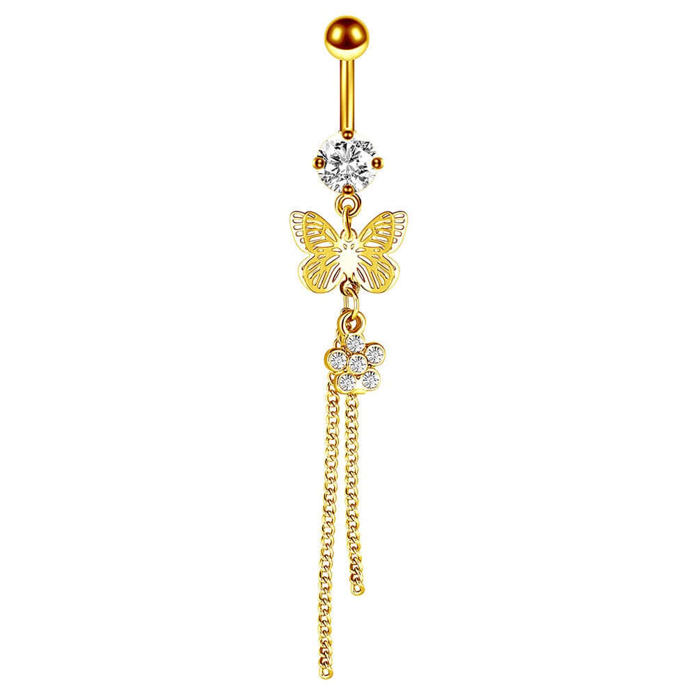 Elegant Giraffe Tassel Belly Button Rings | C186 | Perfect for Summer Beach Parties, Music Festivals & Boho Fashion Accessories