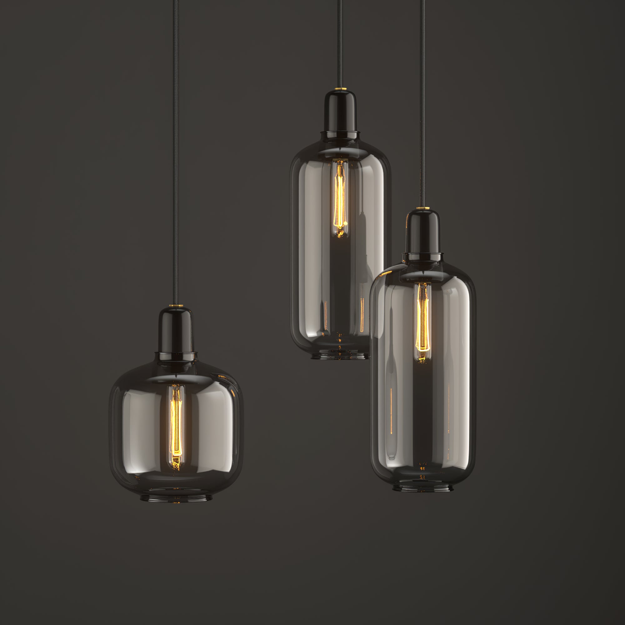 Modern Amp Pendant Lamp - Industrial Style Hanging Light Fixture for Kitchen Island, Dining Room & Bedroom Decor