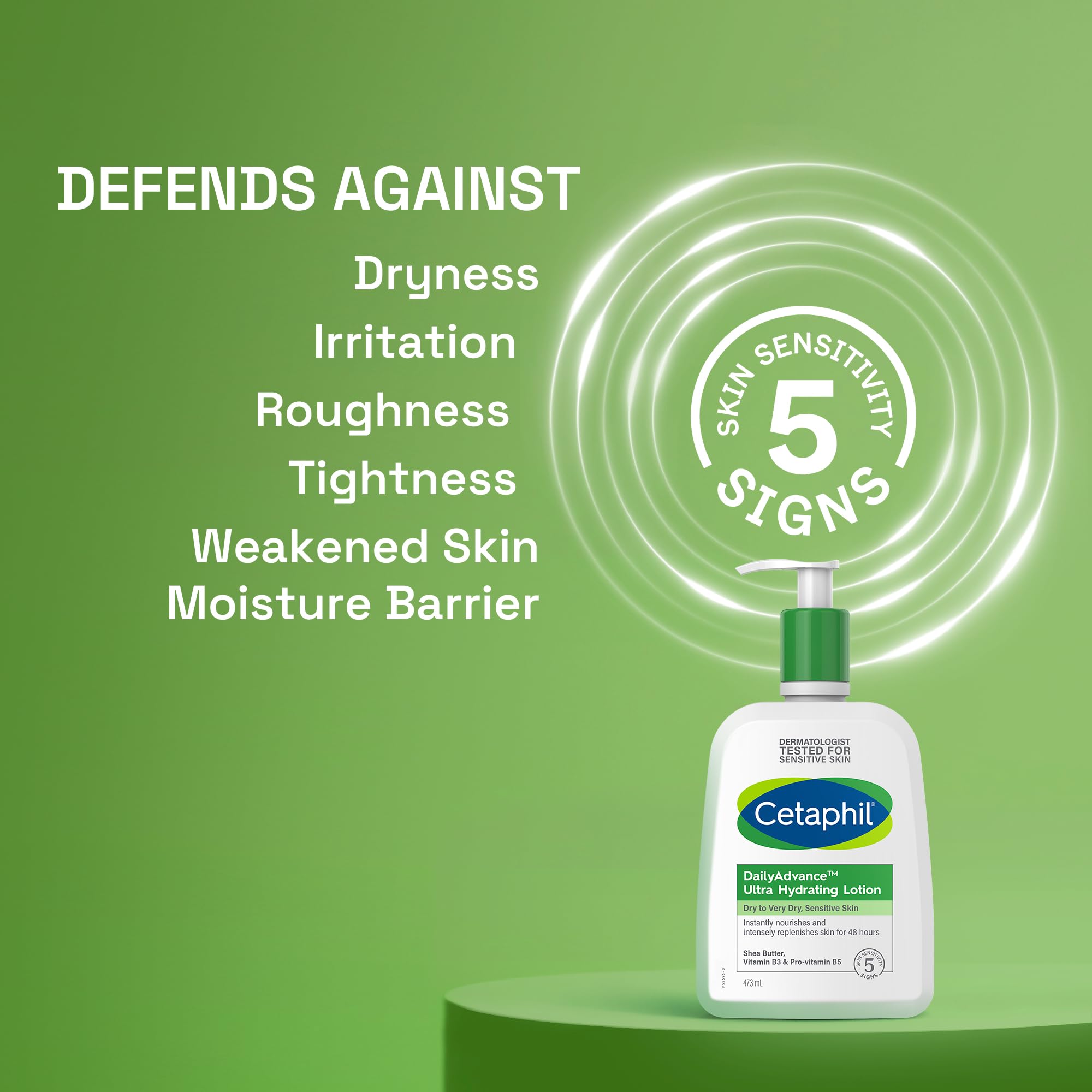 Cetaphil Daily Advance Ultra Hydrating Lotion 226g (8 oz) - Deep Moisturizing Body Lotion for Dry Skin - Fragrance Free & Non-Greasy Formula - Perfect for Daily Use at Home or Travel