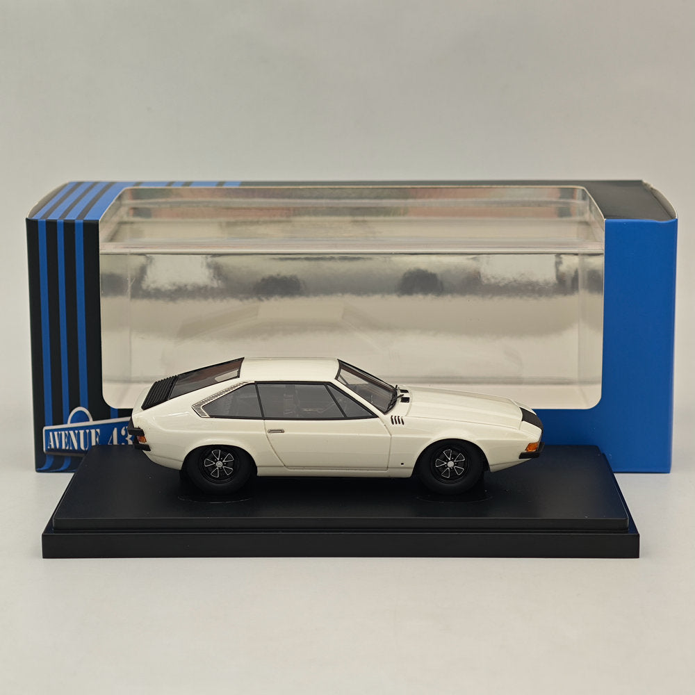 AutoCult Avenue 43 1/43 Scale Volvo 1800 ESC Viking Coggiola 1971 White Resin Model Car - Limited Edition Collectible for Car Enthusiasts & Display Showcase