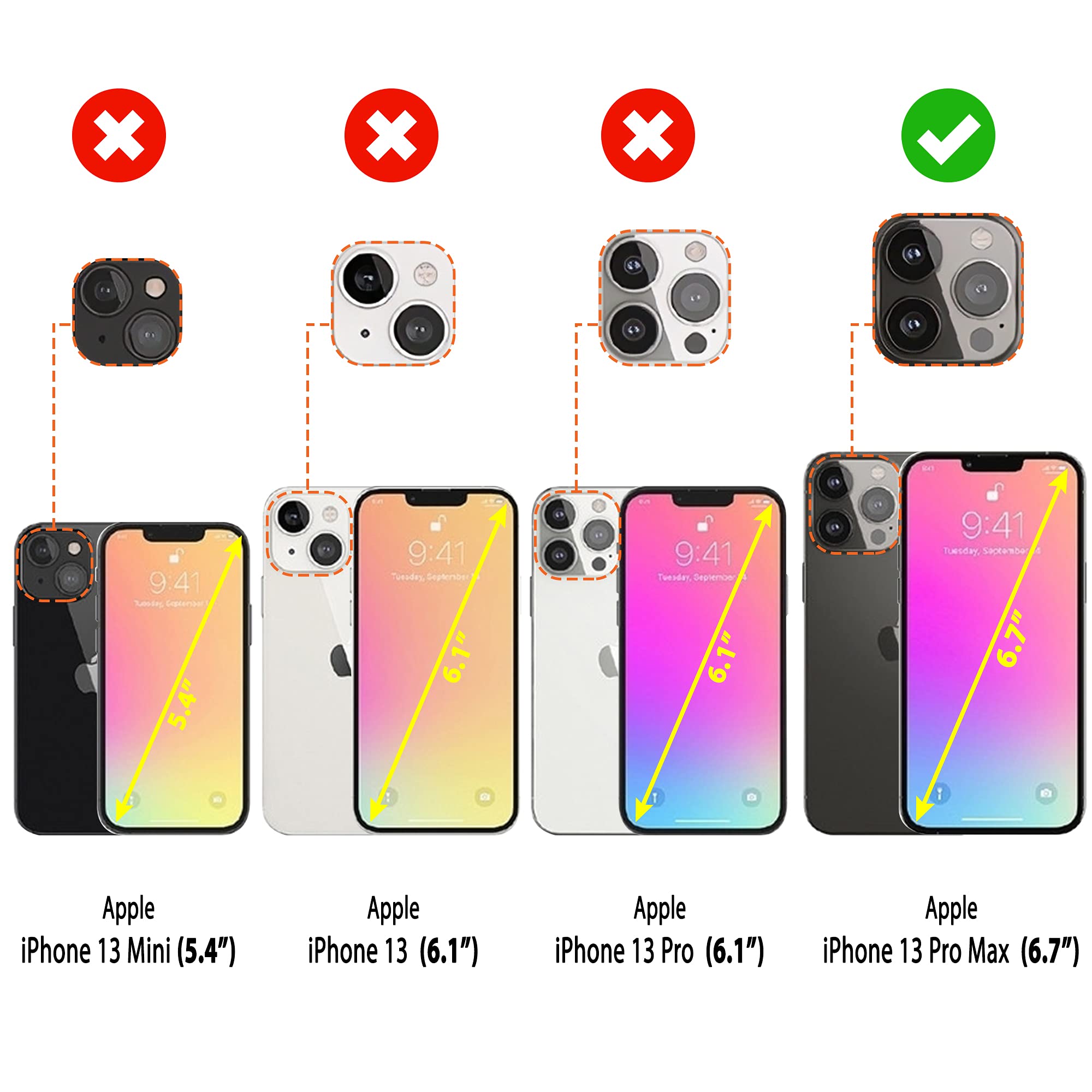 BEYOND CELL AquaFlex iPhone 13 Pro Max Case (6.7 Inch) - Ultra Slim Clear Shockproof Phone Cover with Full Body Protection | Durable Drop Proof Design for Everyday Use, Travel & Outdoor Activities