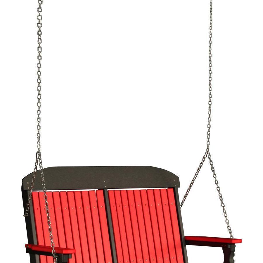 Premium Zinc Swing Chain Set with Cup Holder - Durable Outdoor Hanging Accessory for Patio, Garden, and Porch Decor