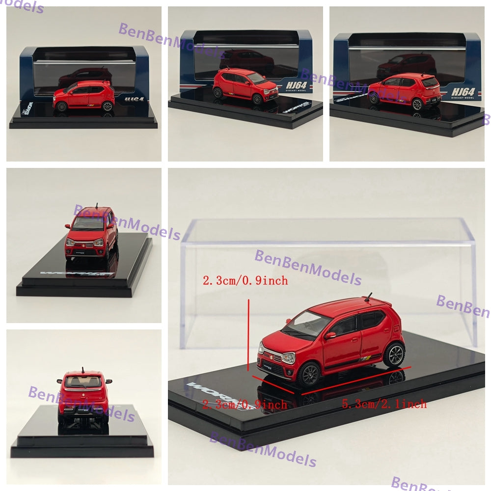 1/64 Scale Suzuki Alto Works (HA36S) Diecast Model Car - Limited Edition Collectible for Car Enthusiasts - Perfect for Display, Gifts, and Hobby Collections