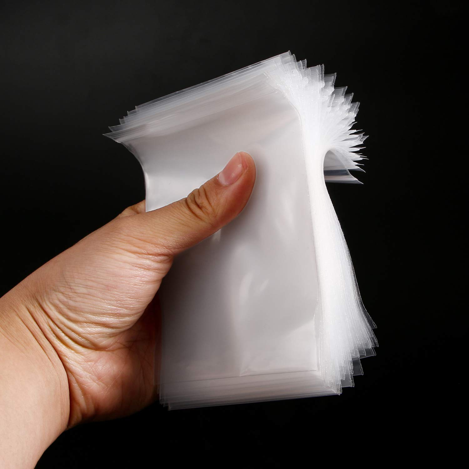 200Pcs Small Resealable Plastic Bags 3.5