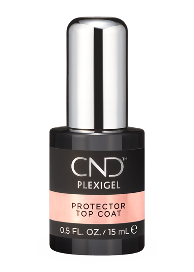 CND Plexigel Protector Top Coat - 0.5 fl oz Nail Polish Sealant for Long-Lasting Shine | Perfect for Manicures, Pedicures & Nail Art