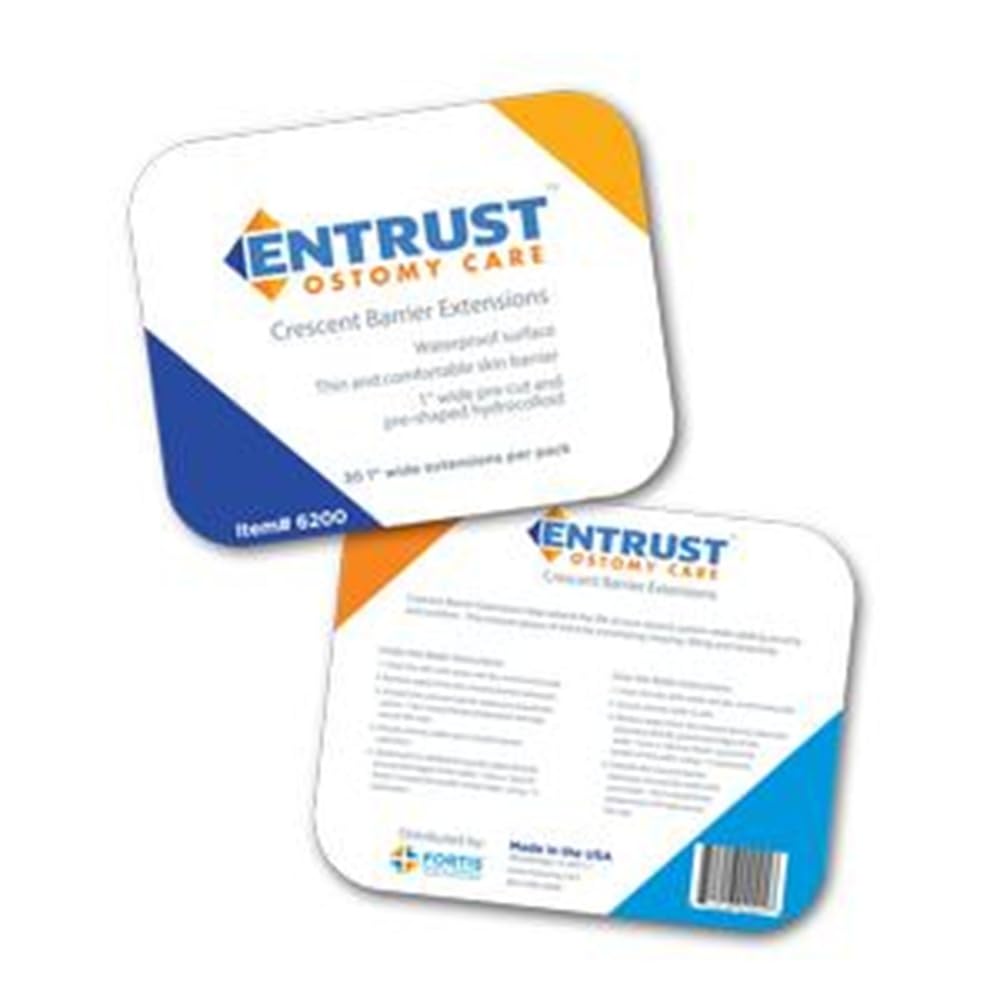 Entrust Crescent Barrier Extensions (Box of 30) - Disposable Dental Dams for Dental Procedures, Oral Surgery & Teeth Whitening - Latex-Free Dental Isolation