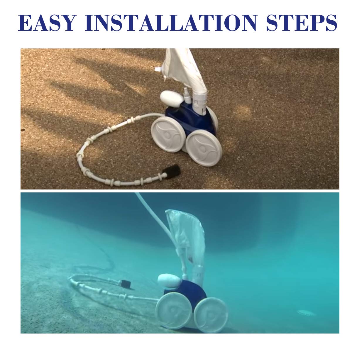 Funmit Automatic Pool Cleaner Sweep Hose Replacement for Zodiac Polaris 280 380 480 180 - B5 B-5 Compatible Parts - Ideal for In-Ground & Above-Ground Pools