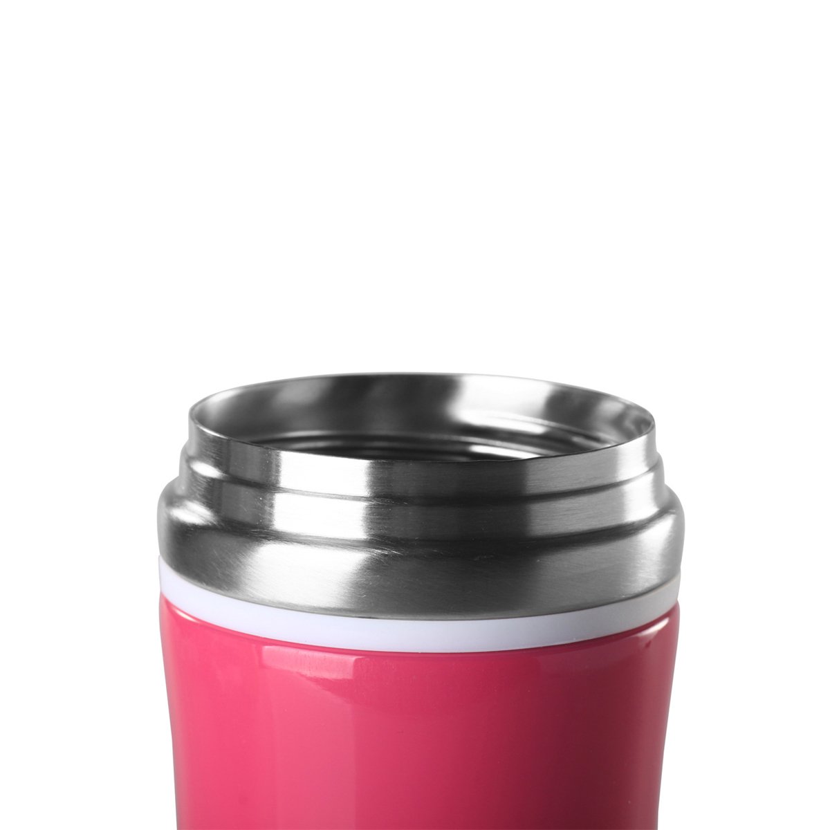 Timolino 12oz Stainless Steel Vacuum Insulated Travel Mug - Candy Pink | Leak Proof Coffee Thermos for Commuting, Office & Outdoor Activities
