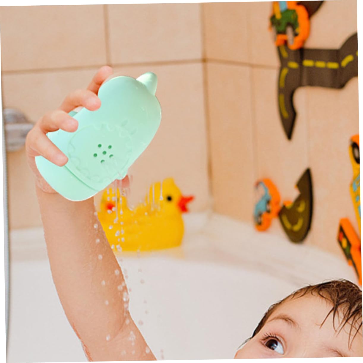 4pcs Cute Animal Bath Toys for Toddlers - Fun Bathtub Toys Set for Kids, Baby Bath Time Play & Learning, Waterproof Floating Toys for Bathtub, Pool, Beach & Outdoor Water Play