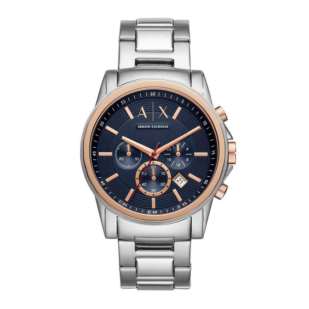 ARMANI EXCHANGE AX2516 Men's Chronograph Watch - Two-Tone Stainless Steel Bracelet, Water Resistant, Fashionable Timepiece for Business, Casual & Special Occasions