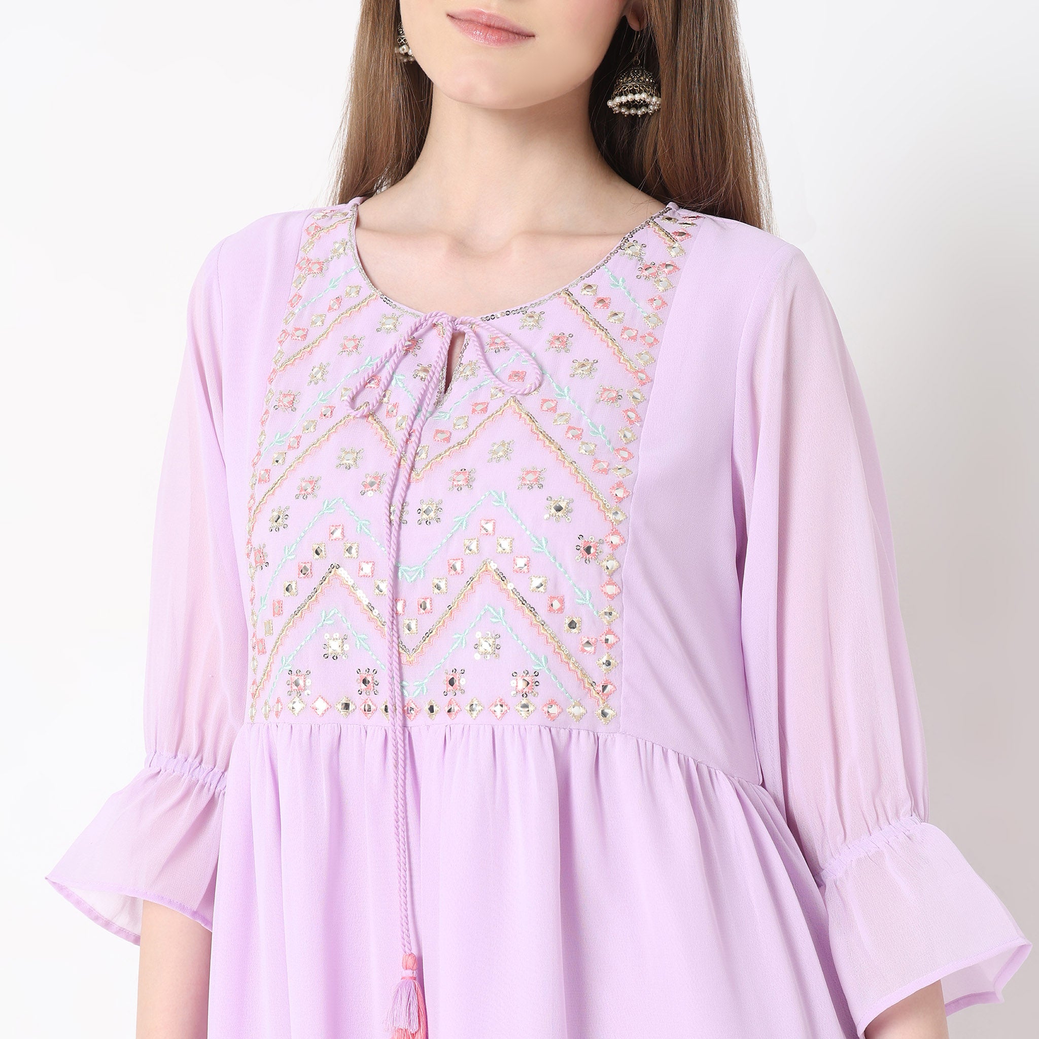 Elegant Mid Flare Solid Dress for Women - Casual & Office Wear - Perfect for Spring & Summer Outfits