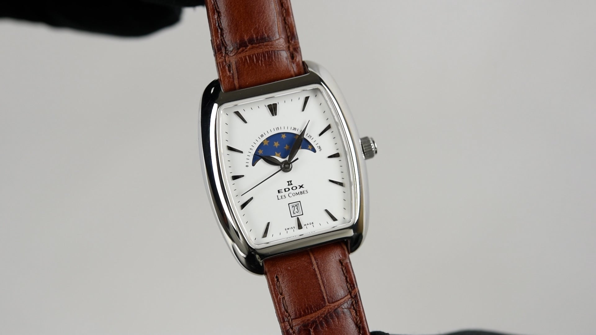 Edox Les Combes 39004 Luxury Swiss Watch - Display Case of 2 - Perfect for Gifts & Collectors | Elegant Timepiece for Business & Formal Occasions