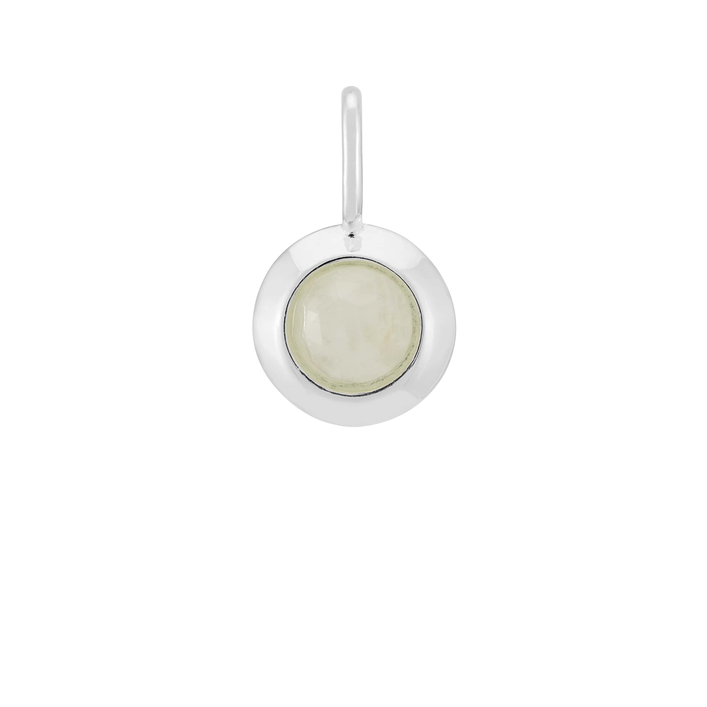 April Birthstone Charm - Sterling Silver Diamond Pendant Necklace for Women, Perfect Gift for April Birthdays, Anniversaries & Special Occasions | Elegant Jewelry for Everyday Wear & Formal Events