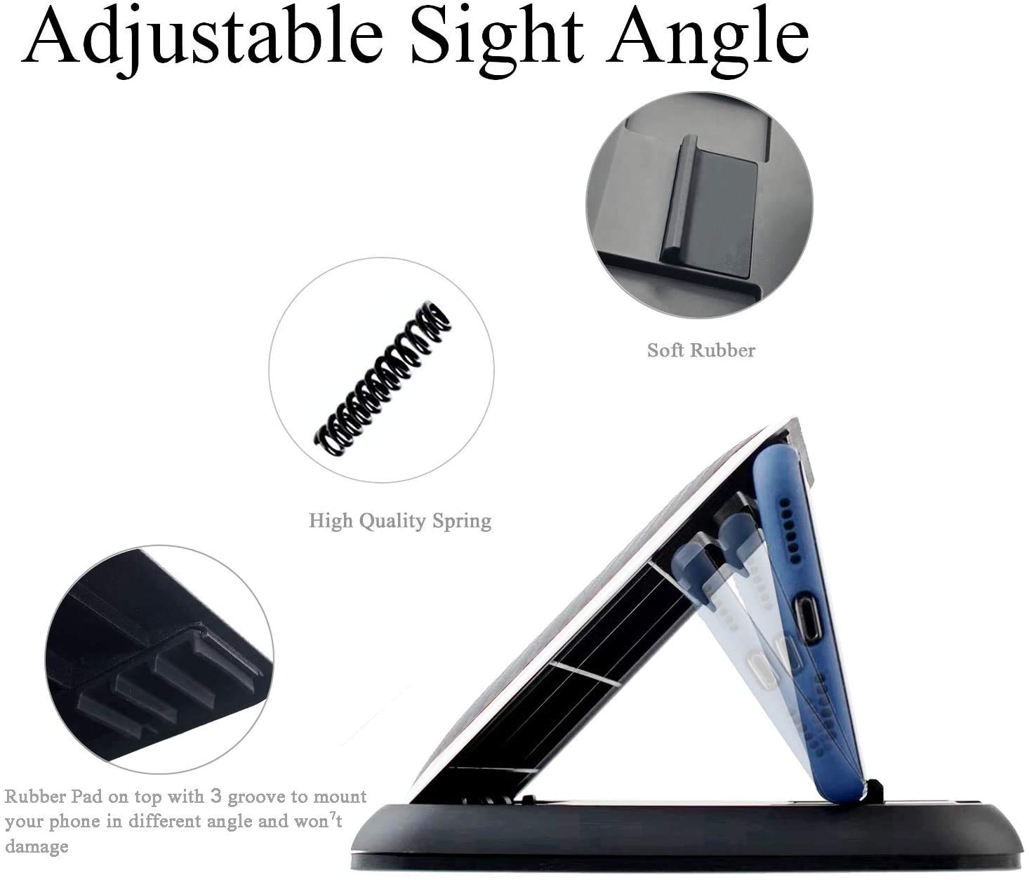 Universal Silicone Car Phone Holder Mount - Non-Slip Dashboard & Windshield Car Pad Mat - Compatible with iPhone 13/12/11 Pro Max/XR/XS/8/7 & Galaxy S20/Note 20 - Perfect for GPS Navigation & Hands-Free Driving