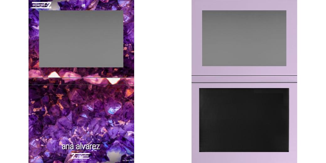 Custom Extra Large Magnetic Makeup Palette - Professional Empty Eyeshadow & Blush Organizer for Travel, Home, and Salon Use