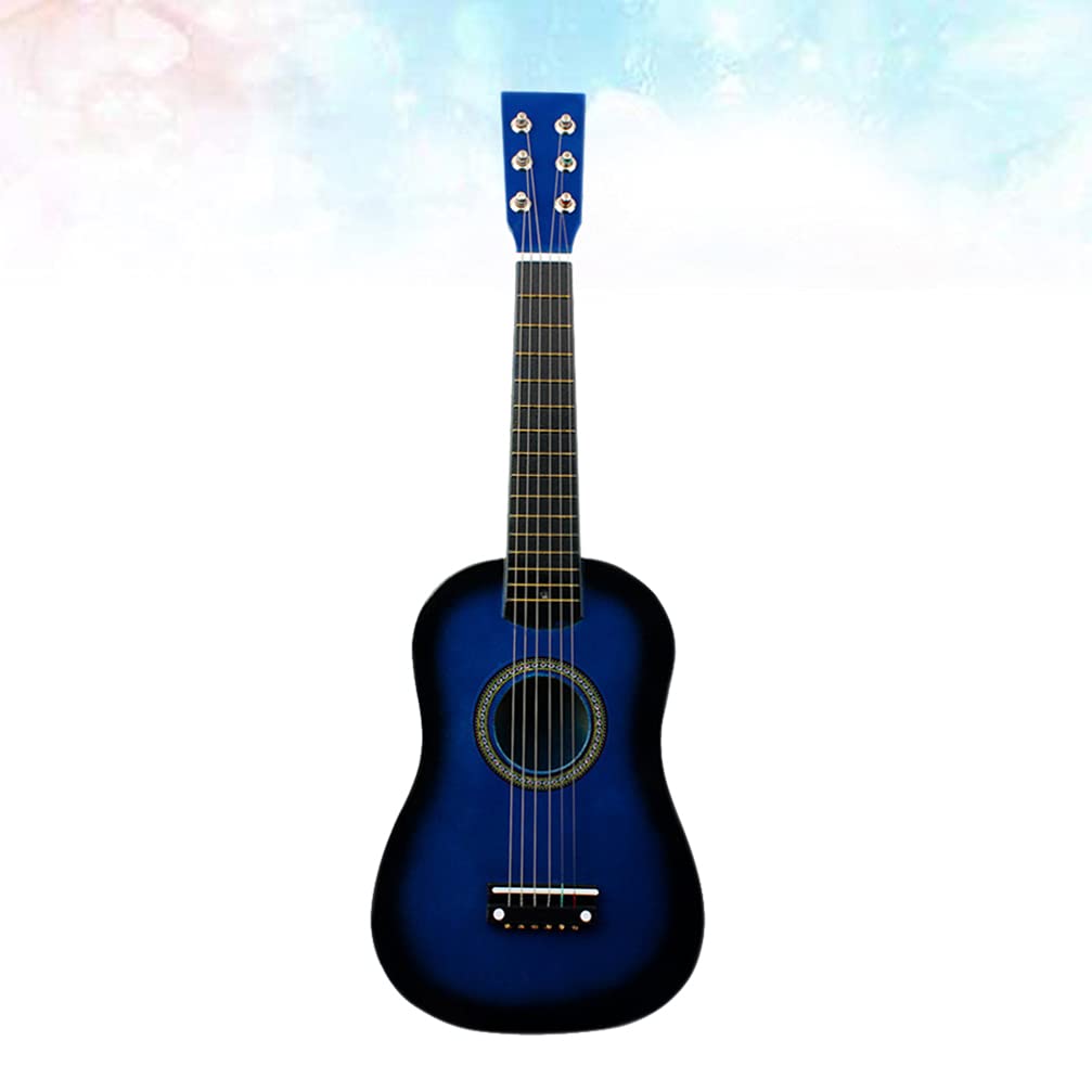 Alipis 23 Inch Wooden Ukulele for Kids - 6 String Small Acoustic Guitar Toy for Toddlers & Children | Kids Musical Instrument for Beginners, Birthday Gifts & Music Learning | Perfect for Home Play, Classroom & Outdoor Activities