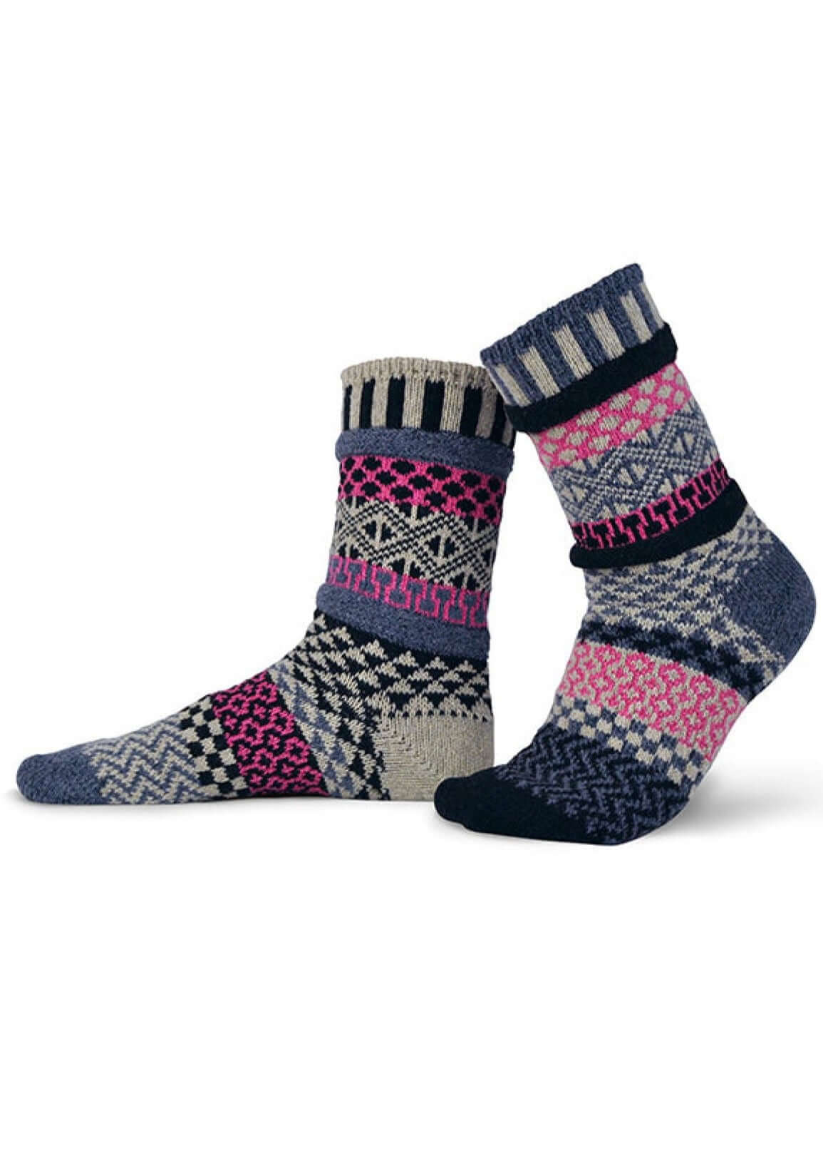 DOGWOOD Wool Blend Knitted Crew Socks for Men & Women - Soft, Warm & Durable Winter Socks Made in USA - Perfect for Hiking, Outdoor Activities & Cold Weather Comfort