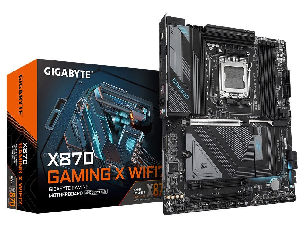 Gigabyte X870 Gaming X WiFi 7 AM5 ATX Motherboard - High-Speed DDR5, PCIe 5.0, USB4 for Gaming PC & Content Creation Workstations