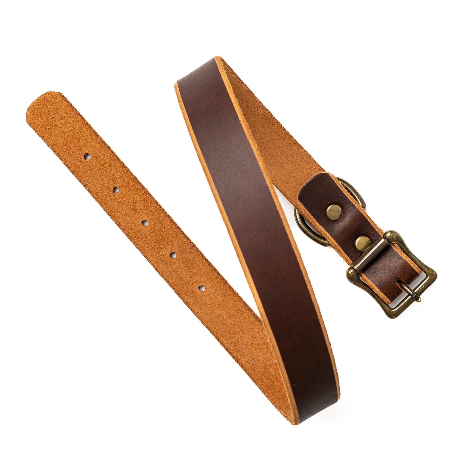 Premium Genuine Leather Dog Collar - Adjustable & Durable Pet Collar for Small Medium Large Dogs - Perfect for Walking, Training & Outdoor Adventures