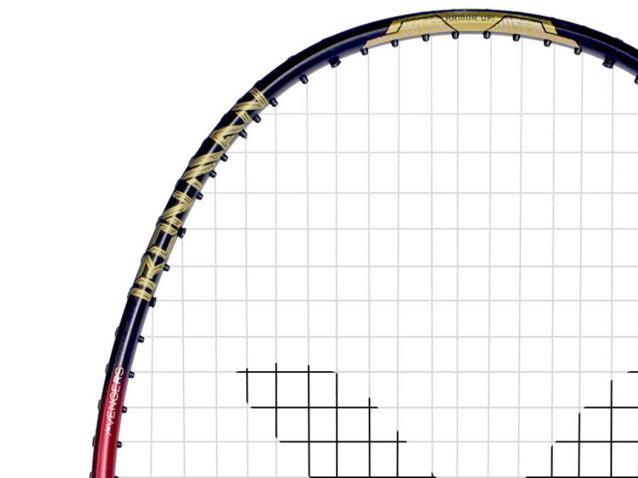 Victor Iron Man Limited Edition Badminton Racket Set - Professional Carbon Fiber Badminton Racket with Bag & Shuttlecocks - Perfect for Indoor/Outdoor Games, Tournaments & Training
