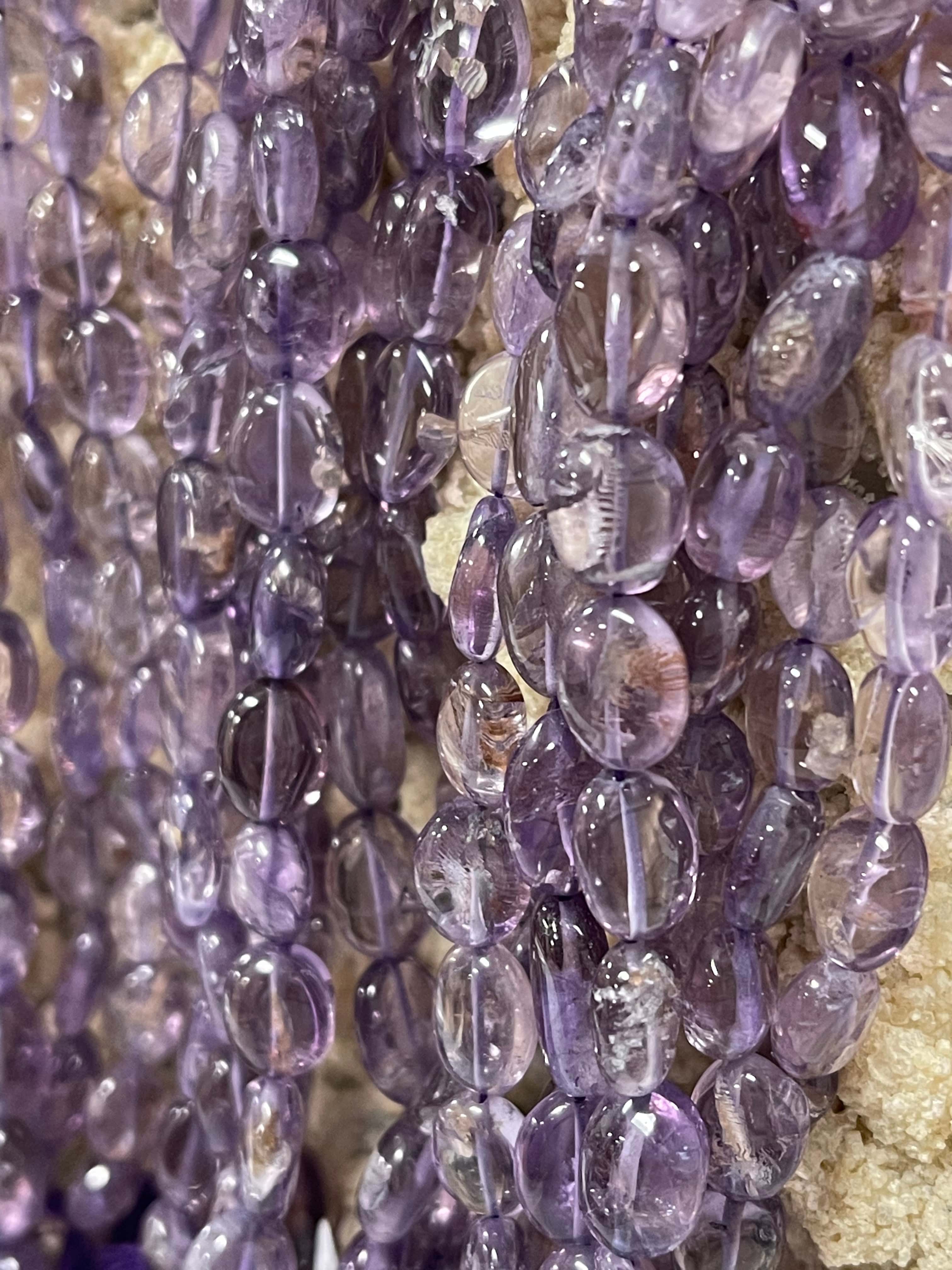 Natural Amethyst Bead Strands for Jewelry Making - 6mm 8mm 10mm Round Gemstone Beads - DIY Bracelet, Necklace, Earring Craft Supplies - Perfect for Healing Crystal Jewelry & Spiritual Gifts