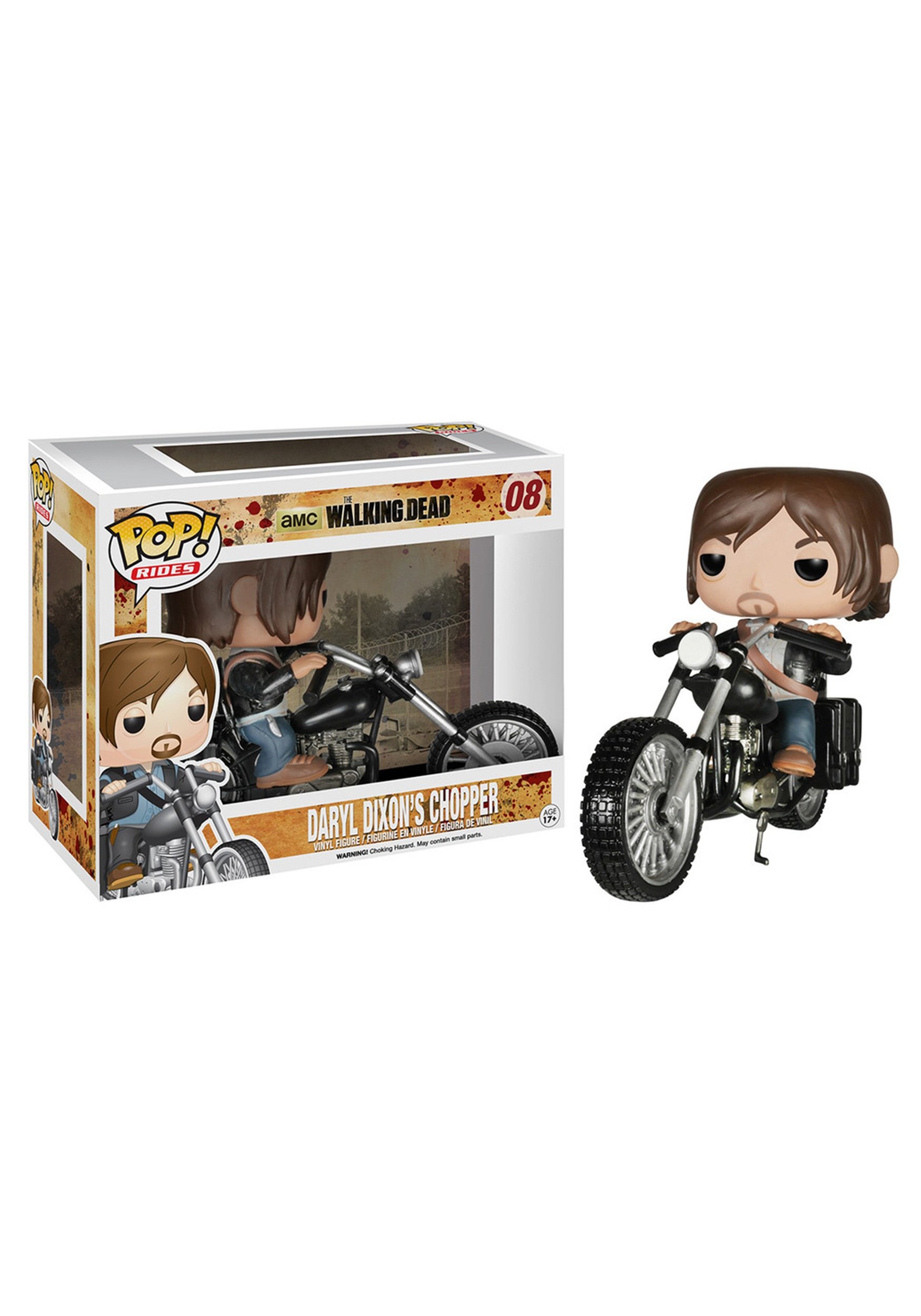 Funko POP Rides: The Walking Dead - Daryl Dixon with Motorcycle Collectible Action Figure | Perfect for TV Show Fans, Comic Con & Pop Culture Displays