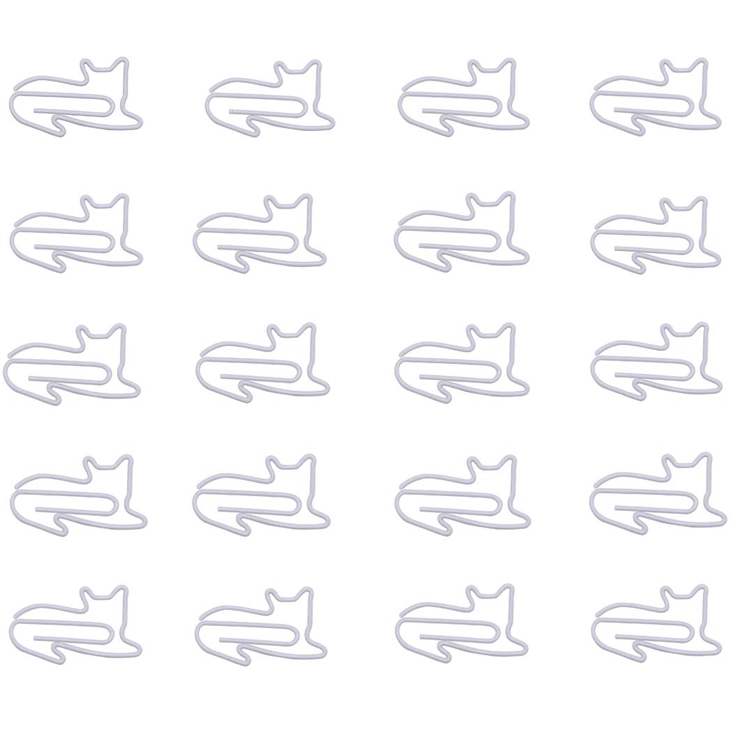 Cute Cat-Shaped Paper Clips - 150 PCS Colorful Cat Office Supplies for Cat Lovers | Perfect for School, Office & Gift Giving