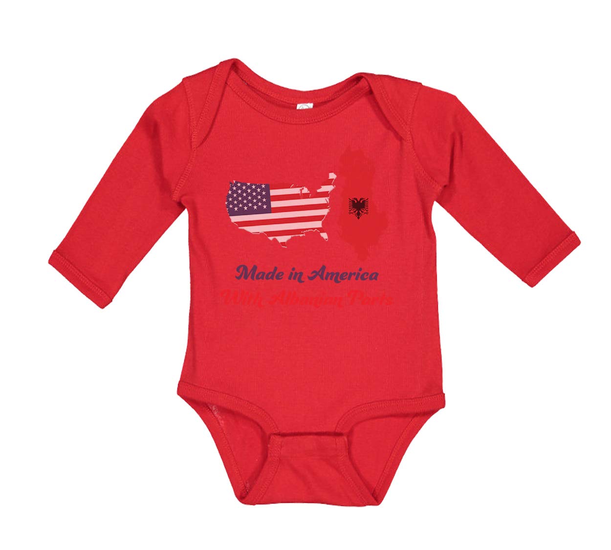 Premium Baby Long Sleeve Bodysuit - 100% Cotton American-Made Infant Onesie for Boys & Girls | Soft & Comfortable for Everyday Wear, Playtime & Photo Shoots