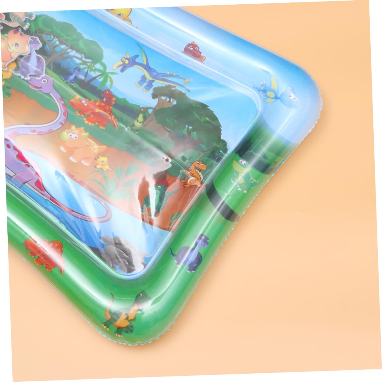 **HEMOTON 3-Pack Inflatable Water Play Mat for Kids - Sprinkler Mat, Tummy Time Mat, Pool & Backyard Fun - Perfect for Summer Outdoor Activities**