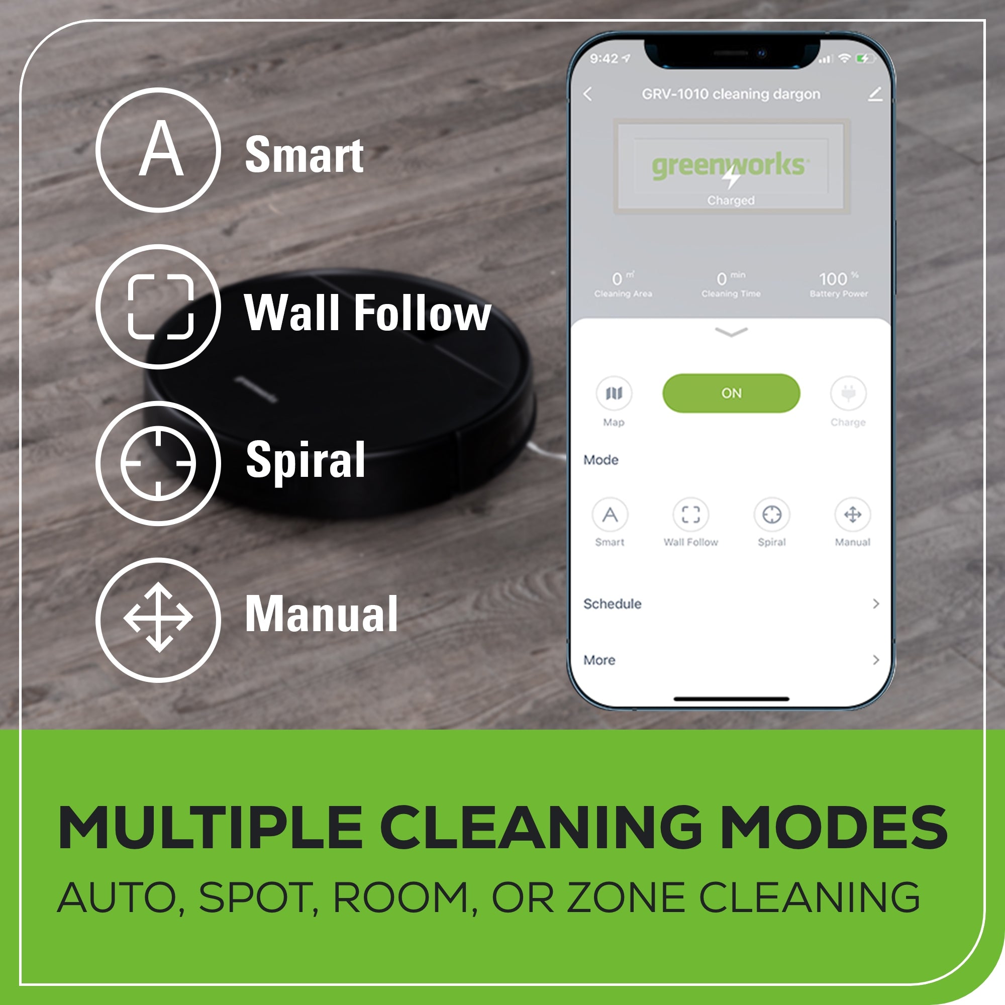 Smart WiFi Robot Vacuum Cleaner with App Control - Perfect for Pet Hair, Hardwood Floors & Daily Home Cleaning