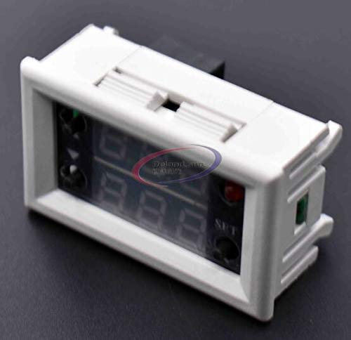 12V 20A Digital LED Dual Display Timer Relay Module - Mini Programmable Delay Cycle Switch for Home Automation, Industrial Control & DIY Electronics Projects