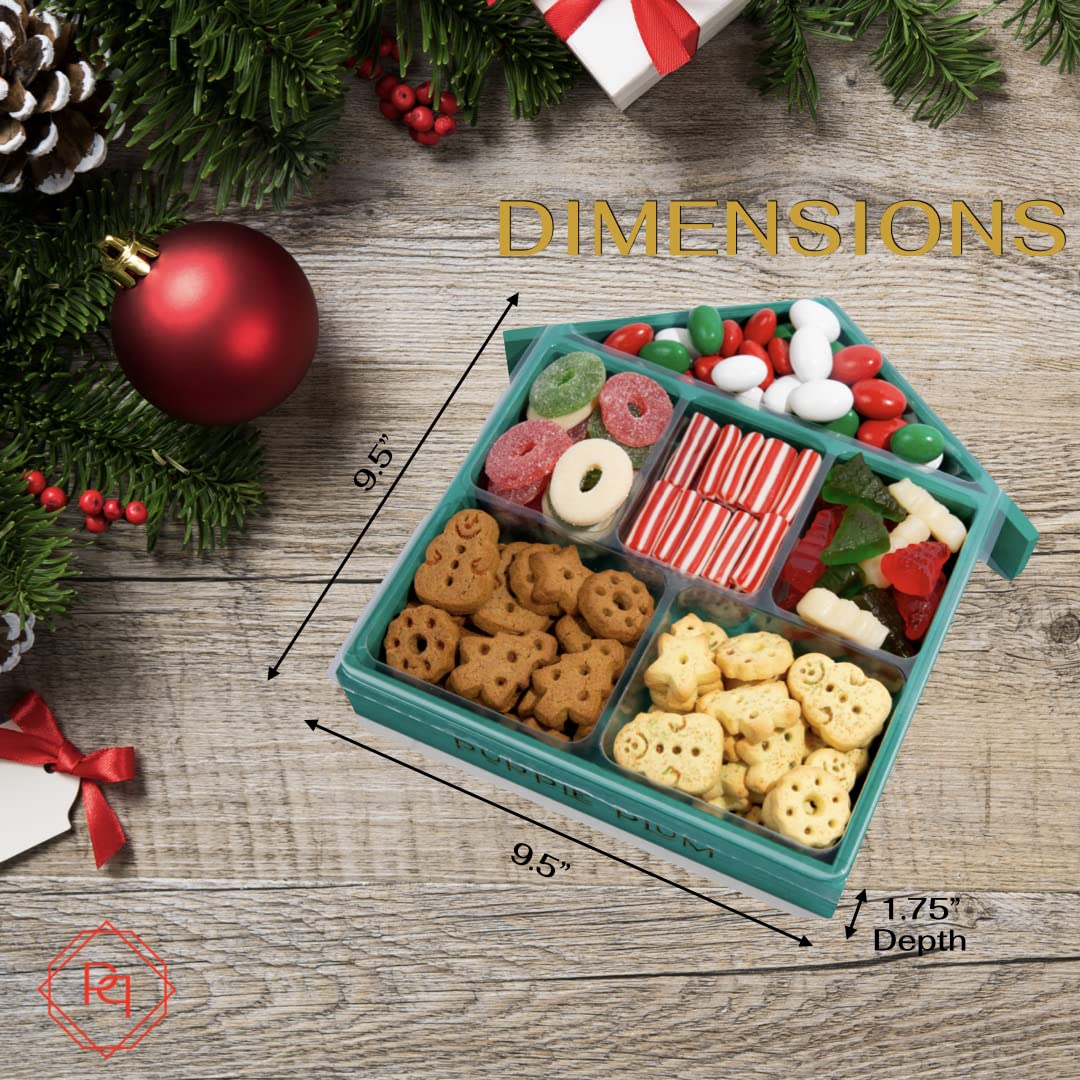 Premium Gourmet Candy Gift Box - Deluxe Holiday Sweets Assortment for Christmas & New Year - Luxury Chocolate & Candy Collection for All Ages - Festive Green Themed Treat Box - Perfect for Gifting, Parties & Holiday Celebrations