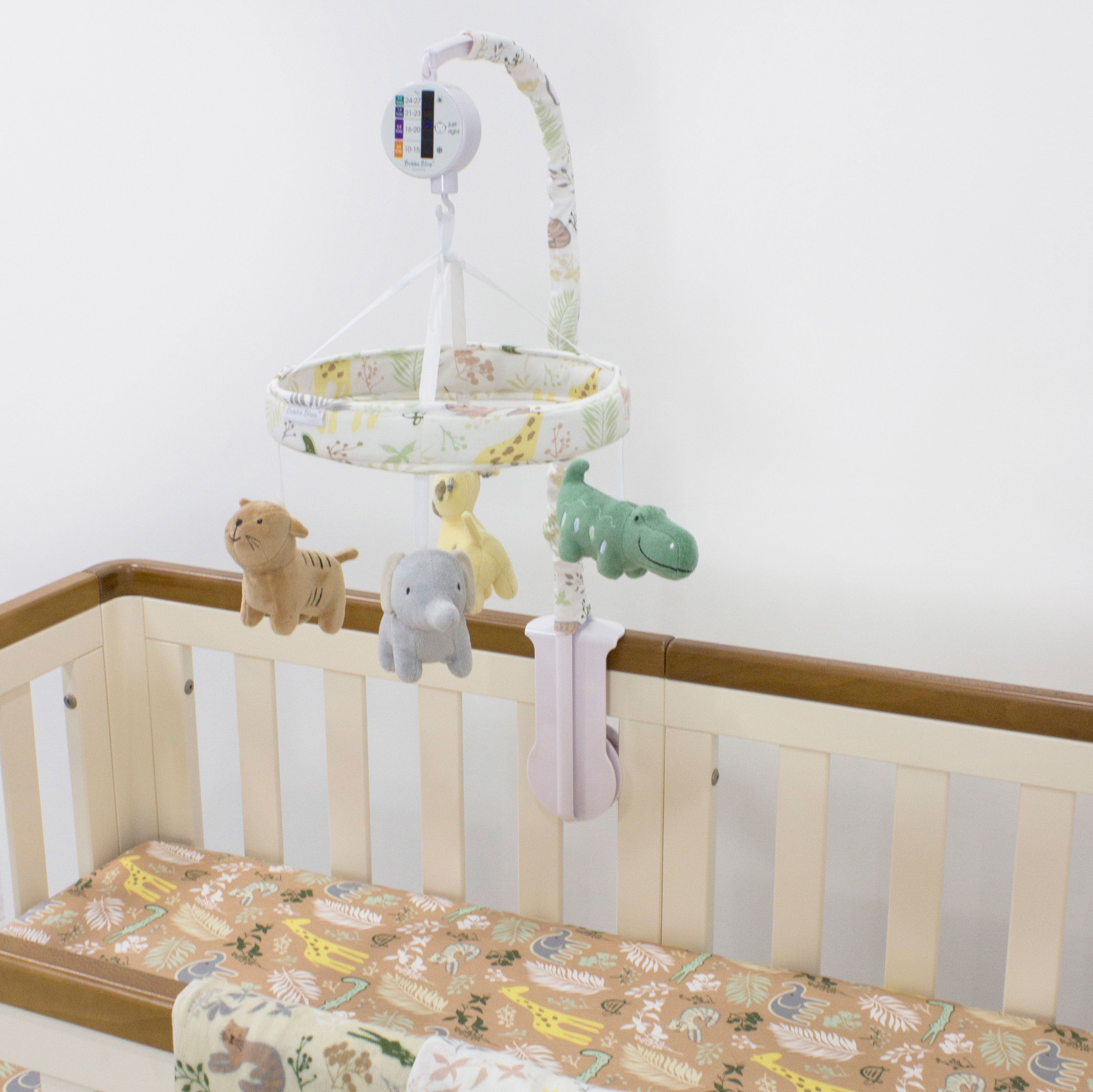 Jungle Bamboo Musical Mobile - Buy One Get One Free - Perfect for Baby Nurseries & Soothing Lullabies