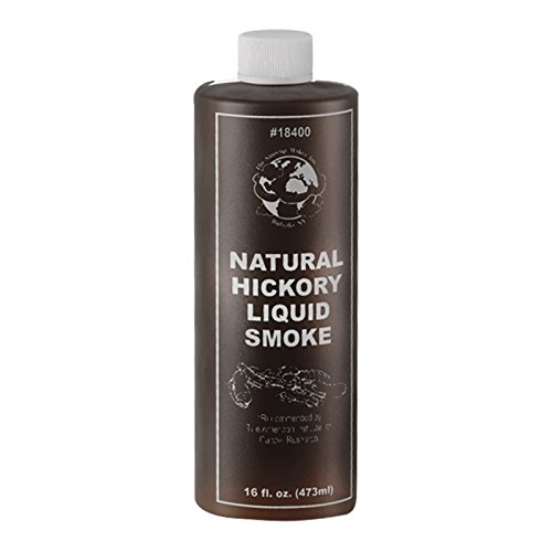 All Natural Concentrated Liquid Hickory Smoke for Meat & BBQ - 16 oz Bottle by The Sausage Maker | Perfect for Grilling, Smoking, Marinating & Food Preservation