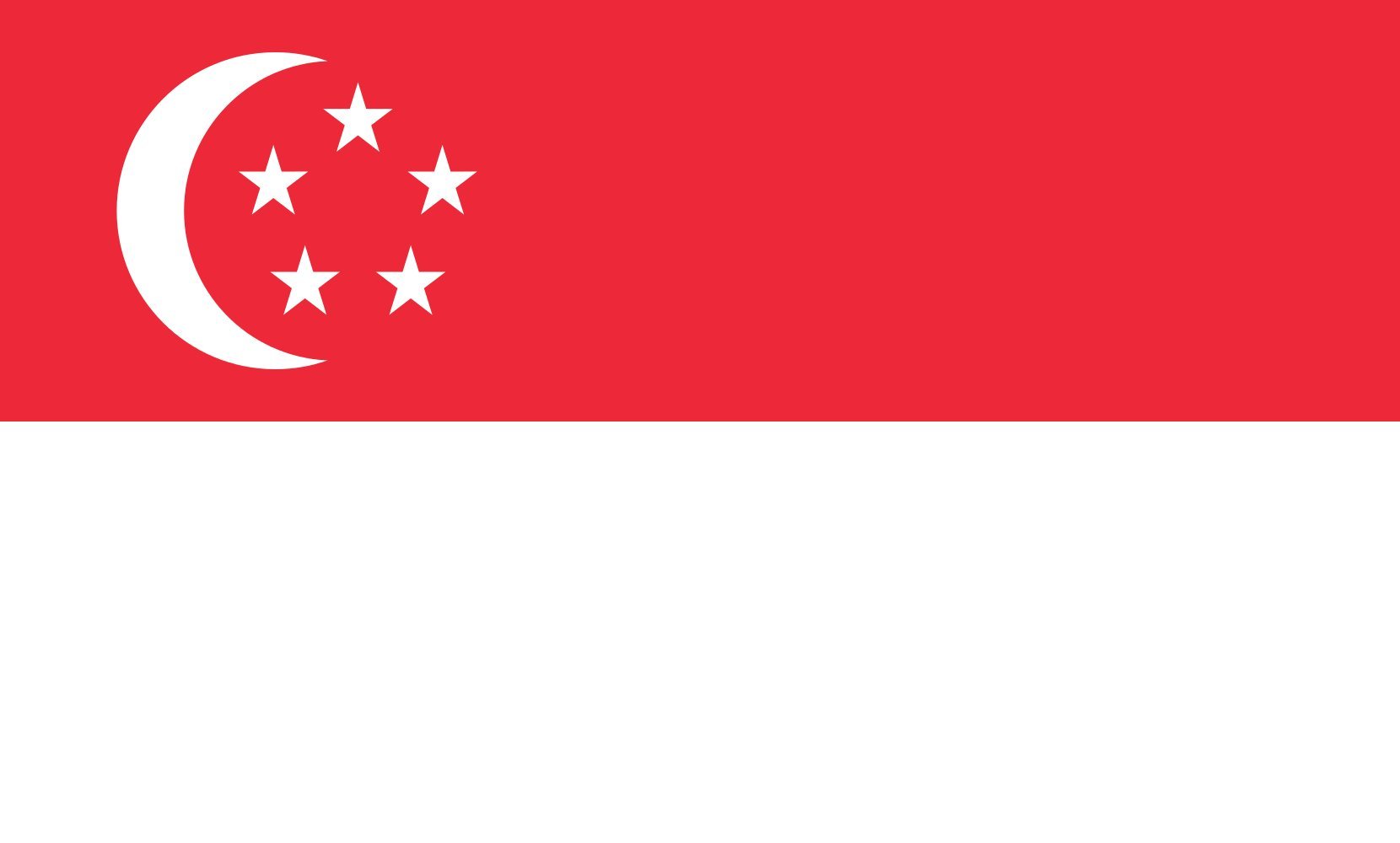 XXL+ Singapore Flag - 150x250cm (5x8ft) Large Outdoor Landscape Flag - 3.75m² (40sqft) - 100% Made in Germany - Durable Weather-Resistant Polyester - Perfect for Parades, National Day Celebrations & Outdoor Decor