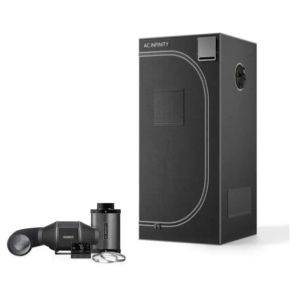 AC Infinity 2x2 Grow Tent Kit with Ventilation System - Perfect for Indoor Hydroponics, Seed Starting & Plant Cultivation in Small Spaces